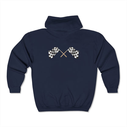 Formula 1 Racing Flag Zip-Up Hoodie
