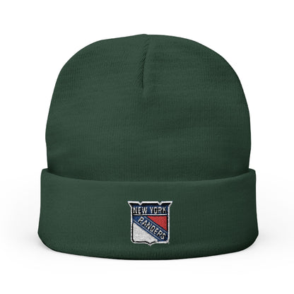 Embroidered New York Rangers Knit Beanie