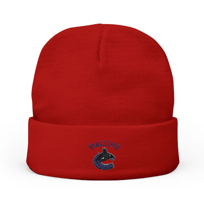 Embroidered Vancouver Canucks Knit Beanie