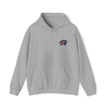 Columbus Blue Jackets Embroidered Hoodie