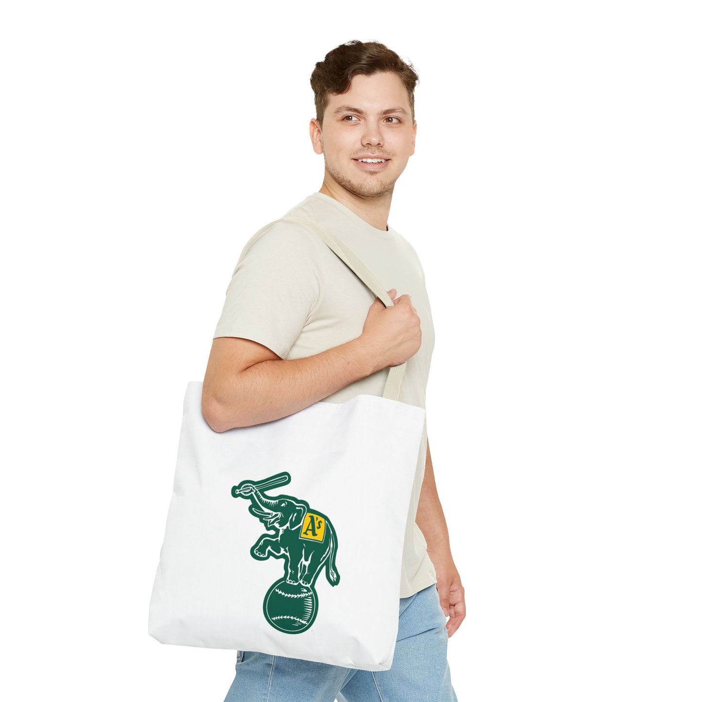 Oakland Athletics Elephant Tote Bag