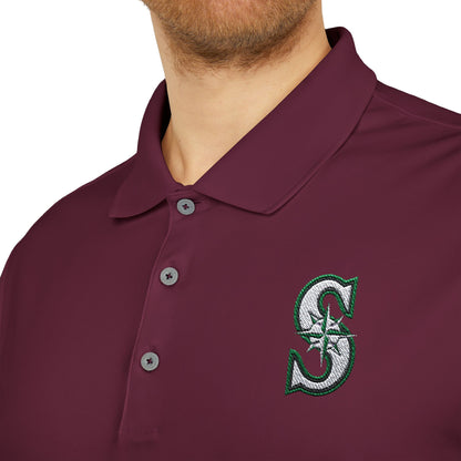 Seattle Mariners-S Adidas Performance Polo