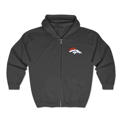Denver Broncos Zip-Up Hoodie