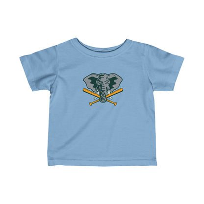 Oakland Athletics Elephant Head Baby T-Shirt