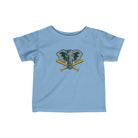 Oakland Athletics Elephant Head Baby T-Shirt