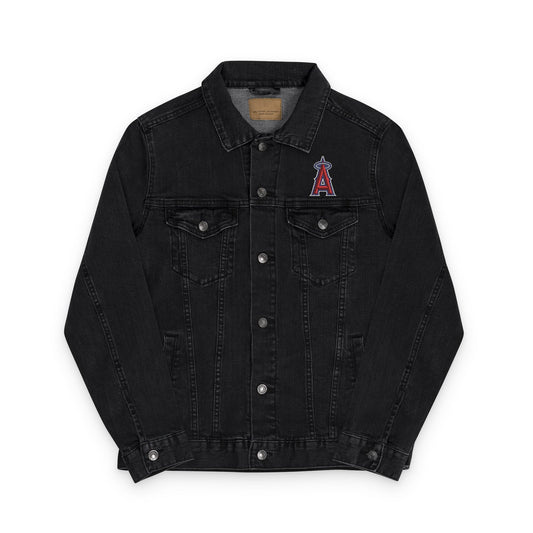 Los Angeles Angels Embroidered Denim Jacket