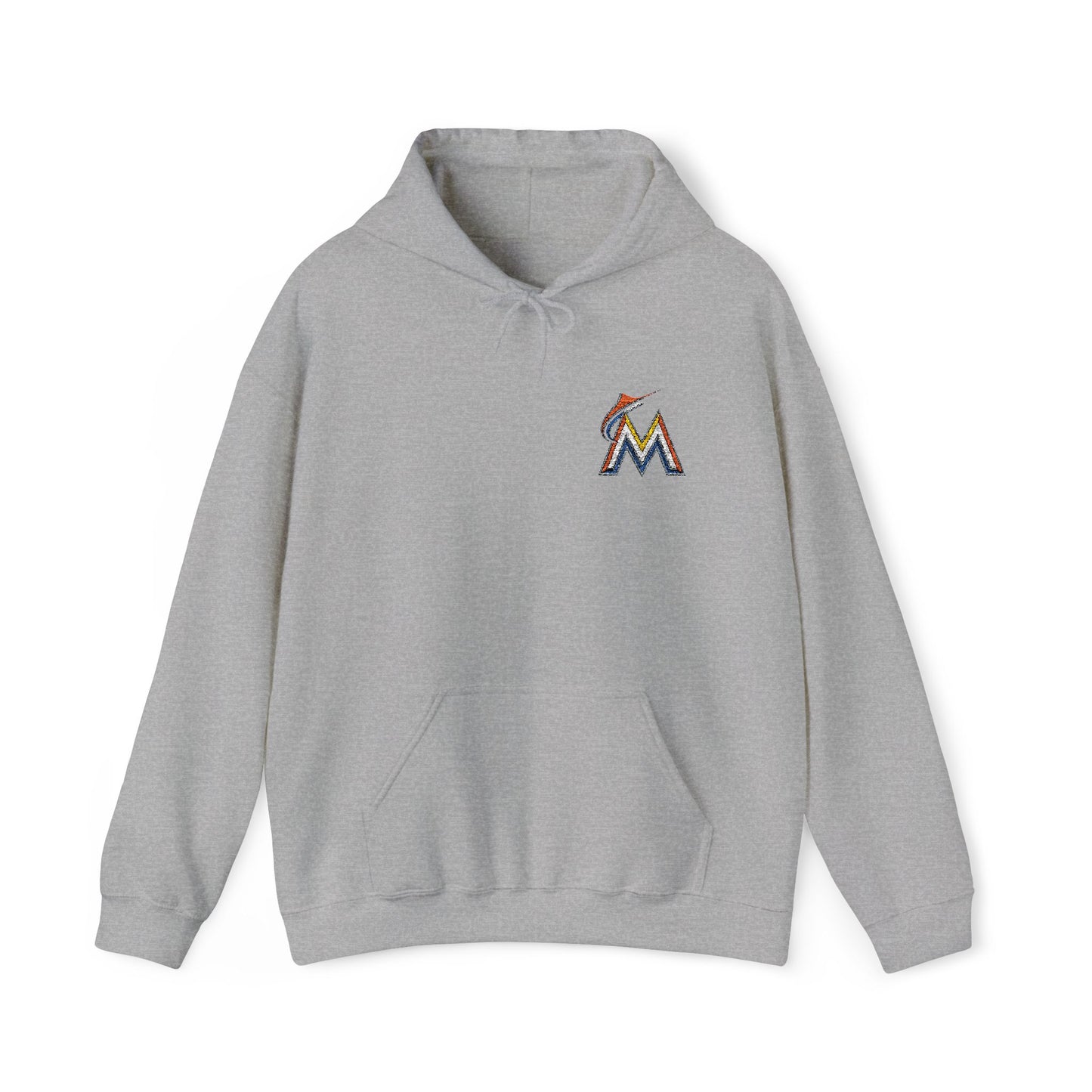 Miami Marlins Embroidered Hoodie