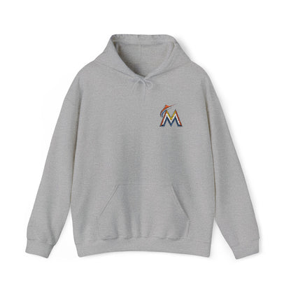 Miami Marlins Embroidered Hoodie